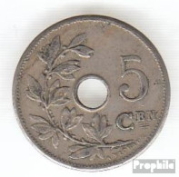 Belgien KM-Nr. : 55 1904 Sehr Schön Kupfer-Nickel Sehr Schön 1904 5 Centimes Gekröntes Monogramm - 5 Cent