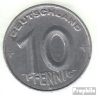 DDR Jägernr: 1503 1949 A Stgl./unzirkuliert Aluminium Stgl./unzirkuliert 1949 10 Pfennig Ähre Auf Zahnrad - 10 Pfennig