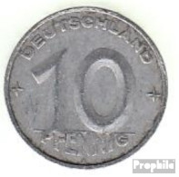 DDR Jägernr: 1507 1952 E Vorzüglich Aluminium Vorzüglich 1952 10 Pfennig Hammer Und Zirkel Zwisch - 10 Pfennig