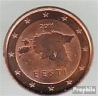 Estland EST 1 2011 Stgl./unzirkuliert Stgl./unzirkuliert 2011 Kursmünze 1 Cent - Estonie