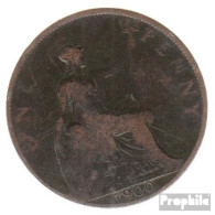 Großbritannien KM-Nr. : 790 1897 Schön Bronze Schön 1897 1 Penny Victoria - D. 1 Penny