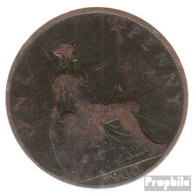 Großbritannien KM-Nr. : 790 1899 Sehr Schön Bronze Sehr Schön 1899 1 Penny Victoria - D. 1 Penny