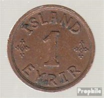 Island KM-Nr. : 5 1926 Stgl./unzirkuliert Bronze Stgl./unzirkuliert 1926 1 Eyrir Gekröntes Monogramm - IJsland