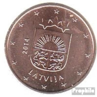 Lettland LET 1 2014 Stgl./unzirkuliert Stgl./unzirkuliert 2014 Kursmünze 1 Cent - Latvia