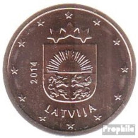 Lettland LET 2 2014 Stgl./unzirkuliert Stgl./unzirkuliert 2014 Kursmünze 2 Cent - Letland