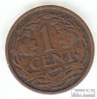 Niederlande KM-Nr. : 152 1928 Sehr Schön Bronze Sehr Schön 1928 1 Cent Gekrönter Löwe - 1 Centavos