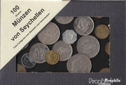 Seychellen 100 Gramm Münzkiloware - Mezclas - Monedas