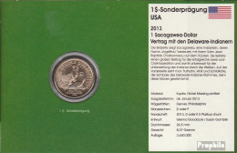 USA KM-Nr. : 551 2013 D Stgl./unzirkuliert Kupfer, Nickel-Me Plattiert Stgl./unzirkuliert 2013 1 Dollar Sacagawea - Dela - Unclassified