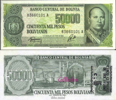 Bolivien Pick-Nr: 196 Bankfrisch 1987 5 Centavo On 50000 Pesos - Bolivie