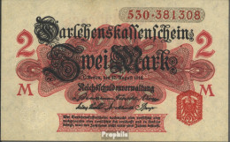 Deutsches Reich RosbgNr: 52b Ohne Unterdruck Siegel Rot, Serie: 476-615 Bankfrisch 1914 2 Mark - Autres & Non Classés