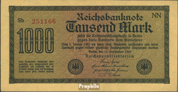 Deutsches Reich Rosenbg: 75d, Wasserzeichen Dornen Bankfrisch 1922 1.000 Mark - 1.000 Mark