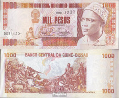 Guinea-Bissau Pick-Nr: 13b Bankfrisch 1993 1.000 Pesos - Guinee-Bissau