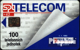 Tschechoslowakei 880 100 Einheiten Gebraucht Telecom 1.1.93 - Tsjechoslowakije