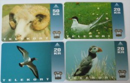 FAROE ISLANDS - Mint - Set Of 4 - 20 & 50 Units - Féroé (Iles)