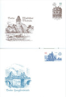 DDR Sonderpostkartenset 1987 Ungebraucht 750 Jahre Berlin Jungfernbrücke Bodemuseum Märkisches Museum Usw. - Postales - Nuevos