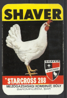 Hungary, Chicken, Shaver, 1980. - Petit Format : 1971-80