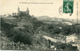 CPA 42 LA FRAIRIE PRES LA PACAUDIERE ET VUE DE CROZET 1909 - La Pacaudiere