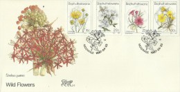 South Africa Bophuthatswana 1987 Wild Flowers FDC - Ohne Zuordnung