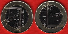 Slovenia 3 Euro 2014 "Janez Puhar" BiMetallic UNC - Slovénie