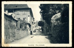 Cpa De Suisse Auvernier Rue Principale   ..  Neuchâtel    JA15 29 - Auvernier