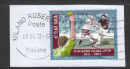 Italia  -   2011.  Associazione Arbitri Di Calcio. Soccer Referees Association. Self Adhesiv - Used Stamps