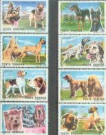 RO 1990-4603-10 DOGS, ROMANIA, 8v, MNH - Unused Stamps