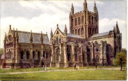 AR QUINTON - 3125 - HEREFORD CATHEDRAL FROM NE - Quinton, AR