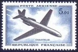 France N° PA  40 ** Poste Aérienne - Avion Transport La Caravelle - 1960-.... Nuevos