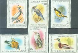 RO 1985-4149-54 BIRDS, ROMANIA, 6v, MNH - Neufs