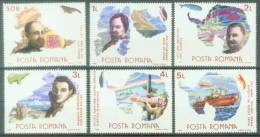 RO 1986-4281-6 POLAR EXPLORERS, ROMANIA, S/S, MNH - Unused Stamps