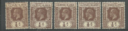 Leeward Islands Neufs Sans Charniére, MINT NEVER HINGED, KING GEORGE V - Leeward  Islands