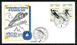 Bund 1972: FDC Sporthilfe, 1972    (A023) - 1971-1980