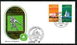 Bund 1972: FDC Sporthilfe, 1972    (A024) - 1971-1980