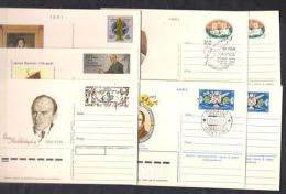 Lot 235 Stamp Exsist Only On This Postcard  Limited Edition  Writers Collection  7 Postcards MNH&used Stamp Of First Day - Rusia