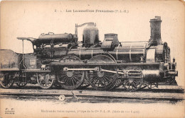 ¤¤  -  1  -   Les Locomotives Françaises (P.L.M.)  -  Machine De Train Express  -  ¤¤ - Trains