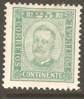 PORTUGAL    Scott  # 71a*  VF MINT HINGED - Ungebraucht