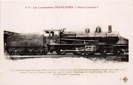 Les Locomotives Françaises (Alsace - Lorraine) Type Dérivé Du Type Nord Français 2641 à 6 Roues - Chemin De Fer, Train - Trains