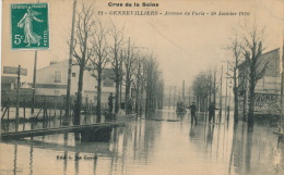 GENNEVILLIERS - Avenue De Paris - 28 Janvier 1910 - Gennevilliers