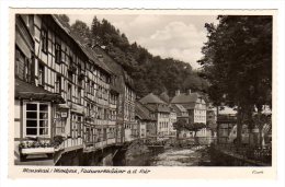 Monschau - S/w Fachwerkhäuser An Der Rur 2 - Monschau