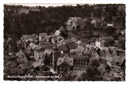 Monschau - S/w Gesamtansicht Mit Burg - Monschau