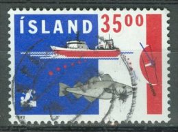ISLAND 1992: Sc 753 / YT 720, O - FREE SHIPPING ABOVE 10 EURO - Used Stamps