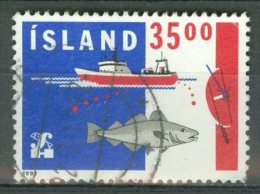 ISLAND 1992: Sc 753 / YT 720, O - FREE SHIPPING ABOVE 10 EURO - Used Stamps