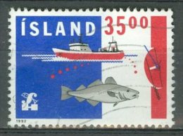 ISLAND 1992: Sc 753 / YT 720, O - FREE SHIPPING ABOVE 10 EURO - Usati