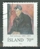 ISLAND 1991: Sc 744 / YT 705, O - FREE SHIPPING ABOVE 10 EURO - Usados