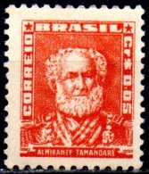BRAZIL 1954 Portraits - 5c Tamandare  MNH - Unused Stamps