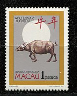 (cl 17 - P34)  Macao** (ref. Michel Au Dos) N° 505 - Année Lunaire Chinoise Du Boeuf - - Blocks & Kleinbögen