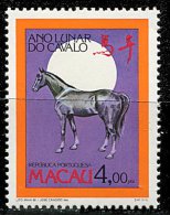 (cl 17 - P34)  Macao** (ref. Michel Au Dos) N° 606 - Année Lunaire Chinoise Du Cheval - - Blokken & Velletjes