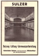 Original Werbung - 1924 - Schwimmbad Bloemendaal , Gebrüder Sulzer In Winterthur , Heizungen , Heizungsbau !!! - Bloemendaal