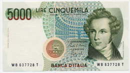 5000 LIRE, ITALY 12-01-1988 SERIE - B (FDS - UNC) "Firme - Sign. Ciampi-Speziali" - 5.000 Lire