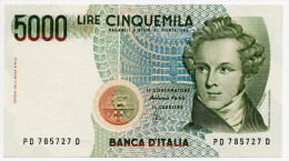 5000 LIRE, ITALY 26-11-1996 SERIE - D (FDS - UNC) "Firme - Sign. A. Fazio-Amici" - 5000 Liras